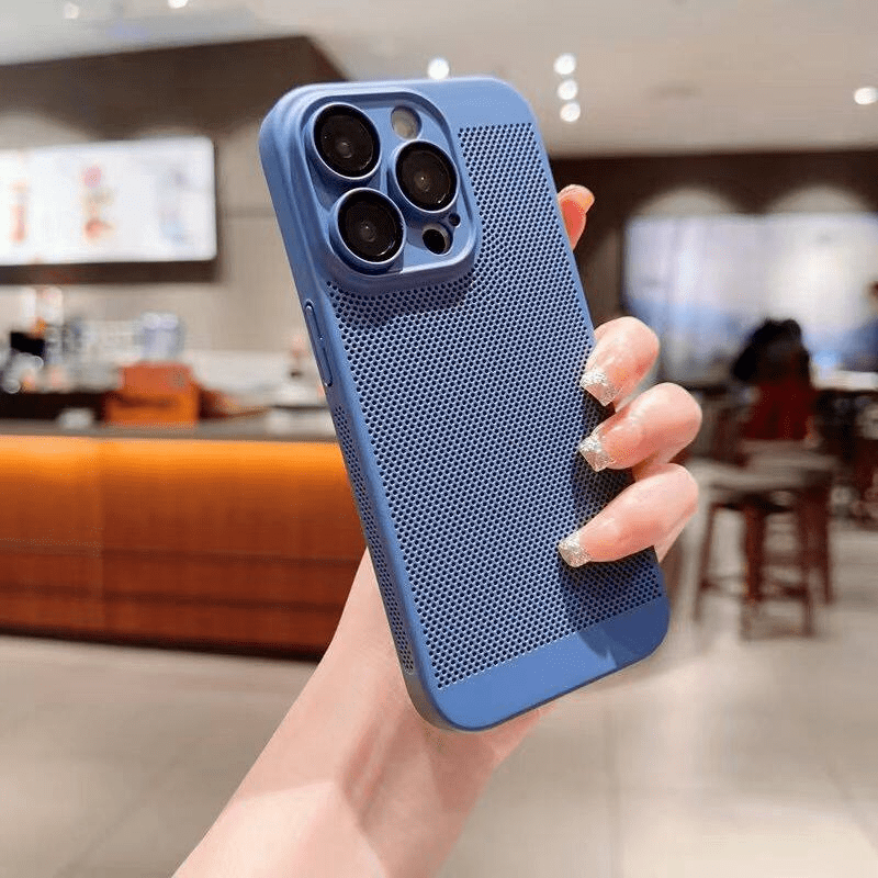 Heat Dissipation Mesh Grid Case With Camera Protection