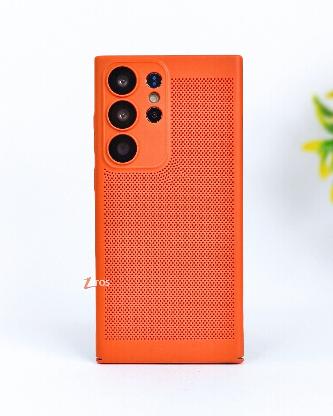 Heat Dissipation Breathable Mesh Grid Case With Camera Protection