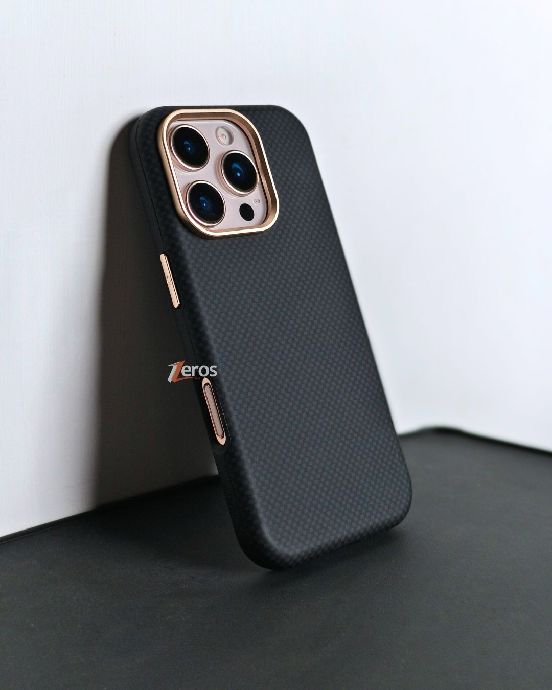 PU Leather Hybrid Case For iPhone 15 Pro