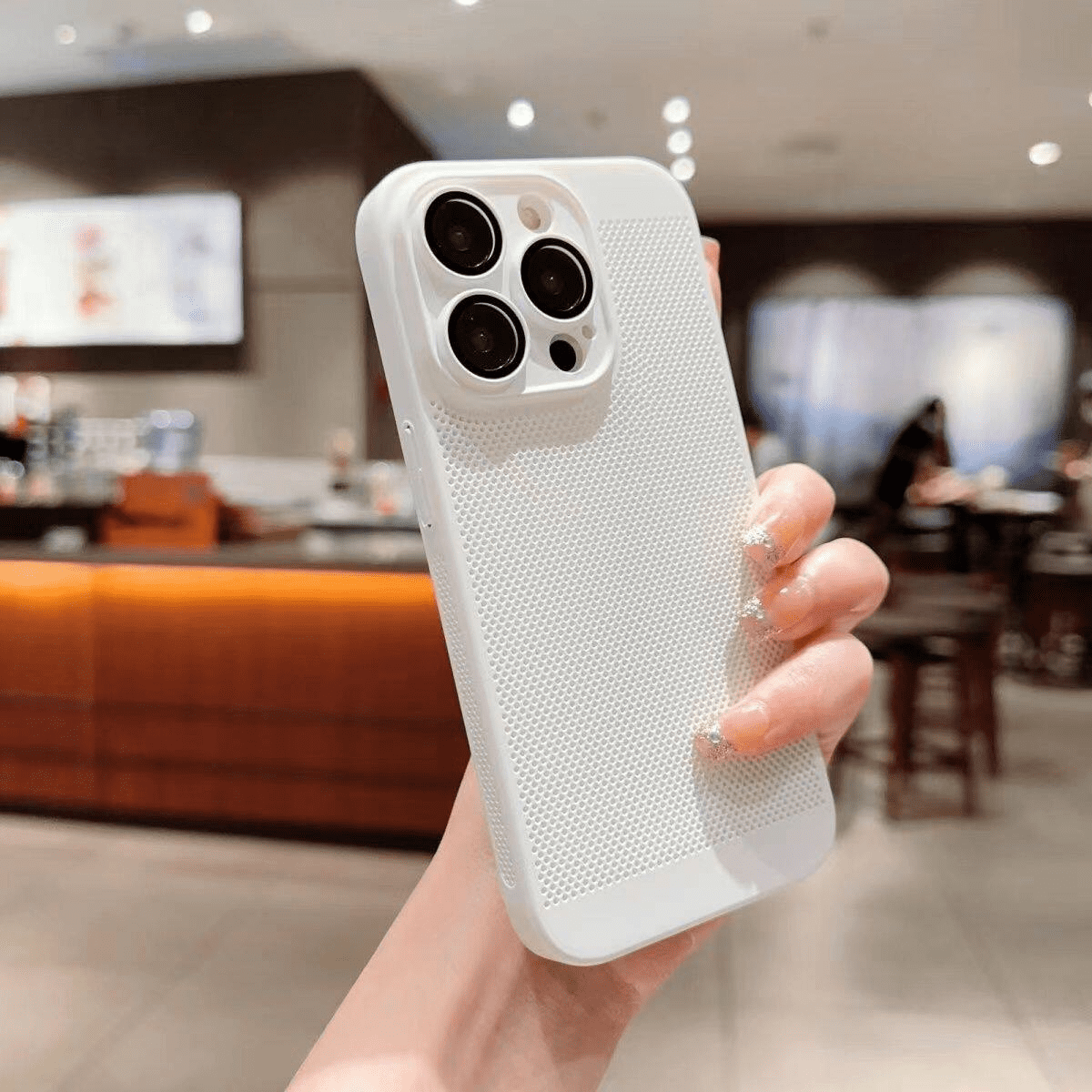 Heat Dissipation Mesh Grid Case With Camera Protection - 11zeros