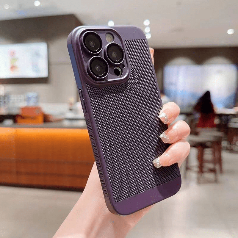 Heat Dissipation Mesh Grid Case With Camera Protection - 11zeros