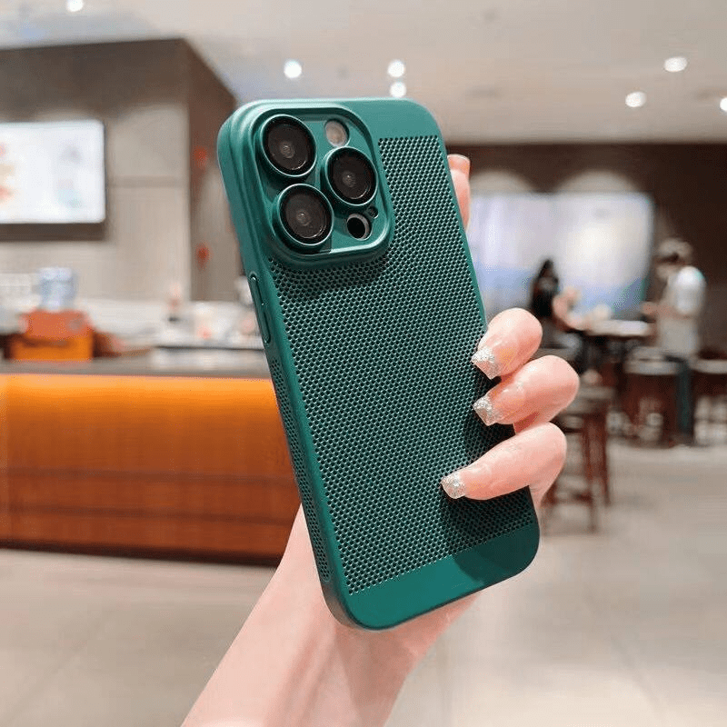 Heat Dissipation Mesh Grid Case With Camera Protection - 11zeros