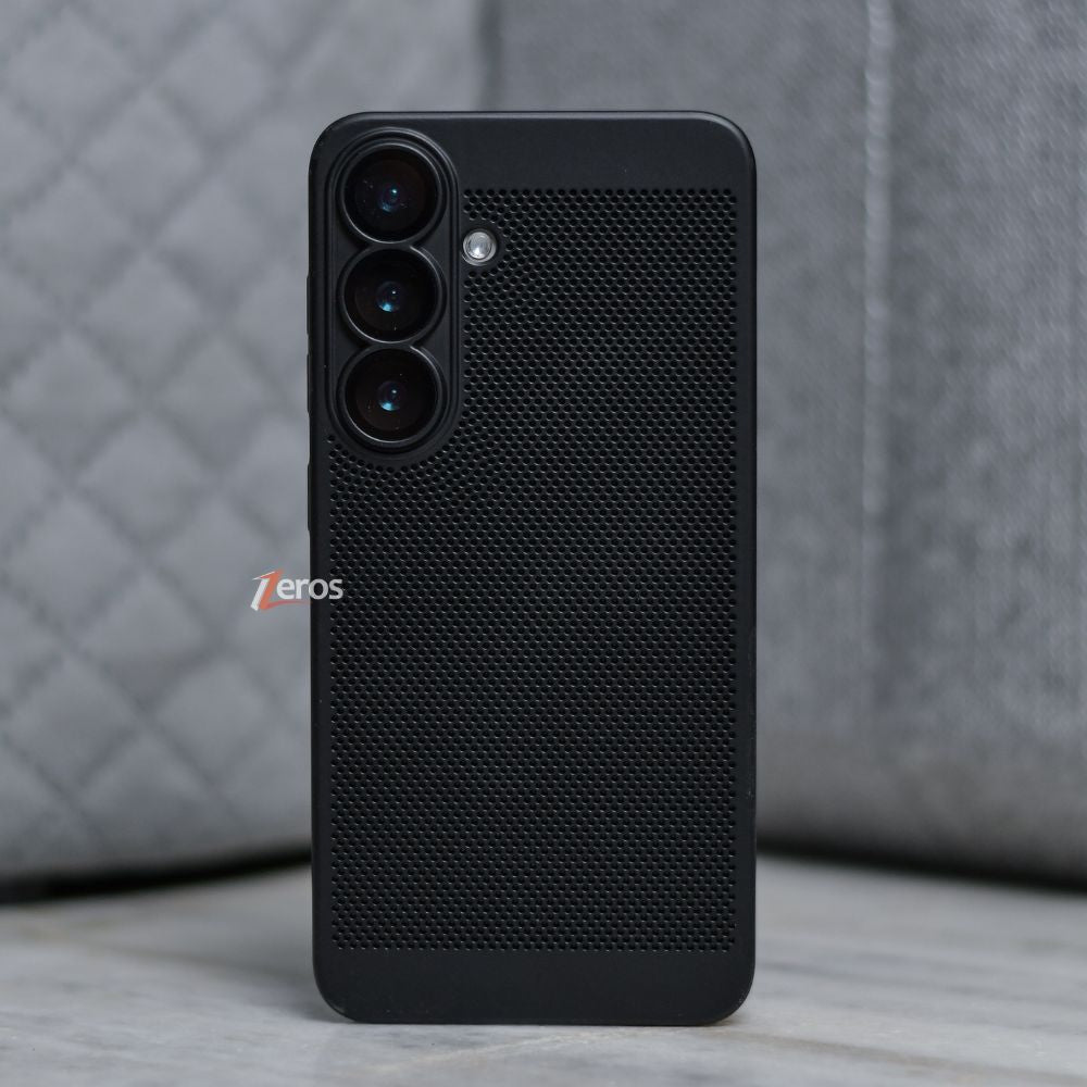Heat Dissipation Breathable Mesh Grid Case With Camera Protection