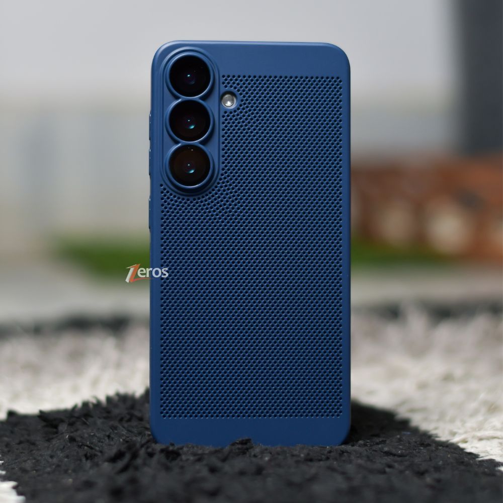 Heat Dissipation Breathable Mesh Grid Case With Camera Protection