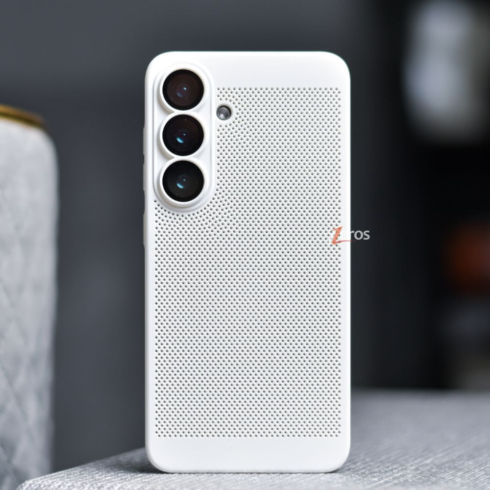 Heat Dissipation Breathable Mesh Grid Case With Camera Protection
