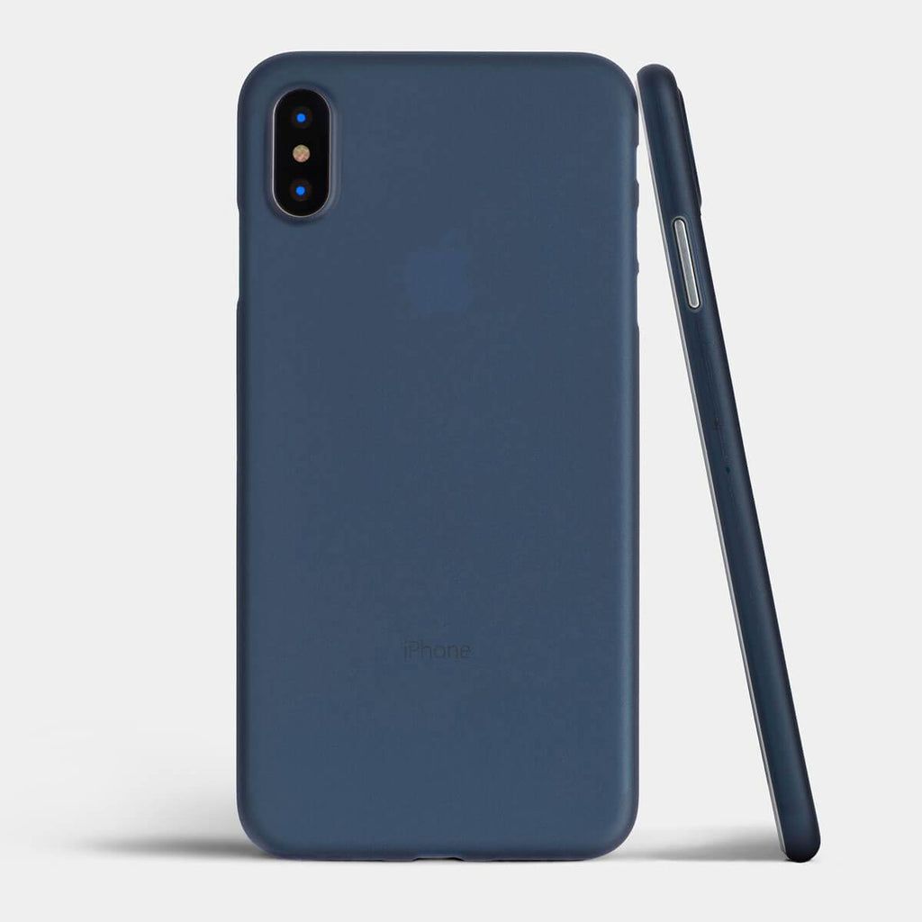 iPhone X Ultra Thin Case Navy Blue - Main Image