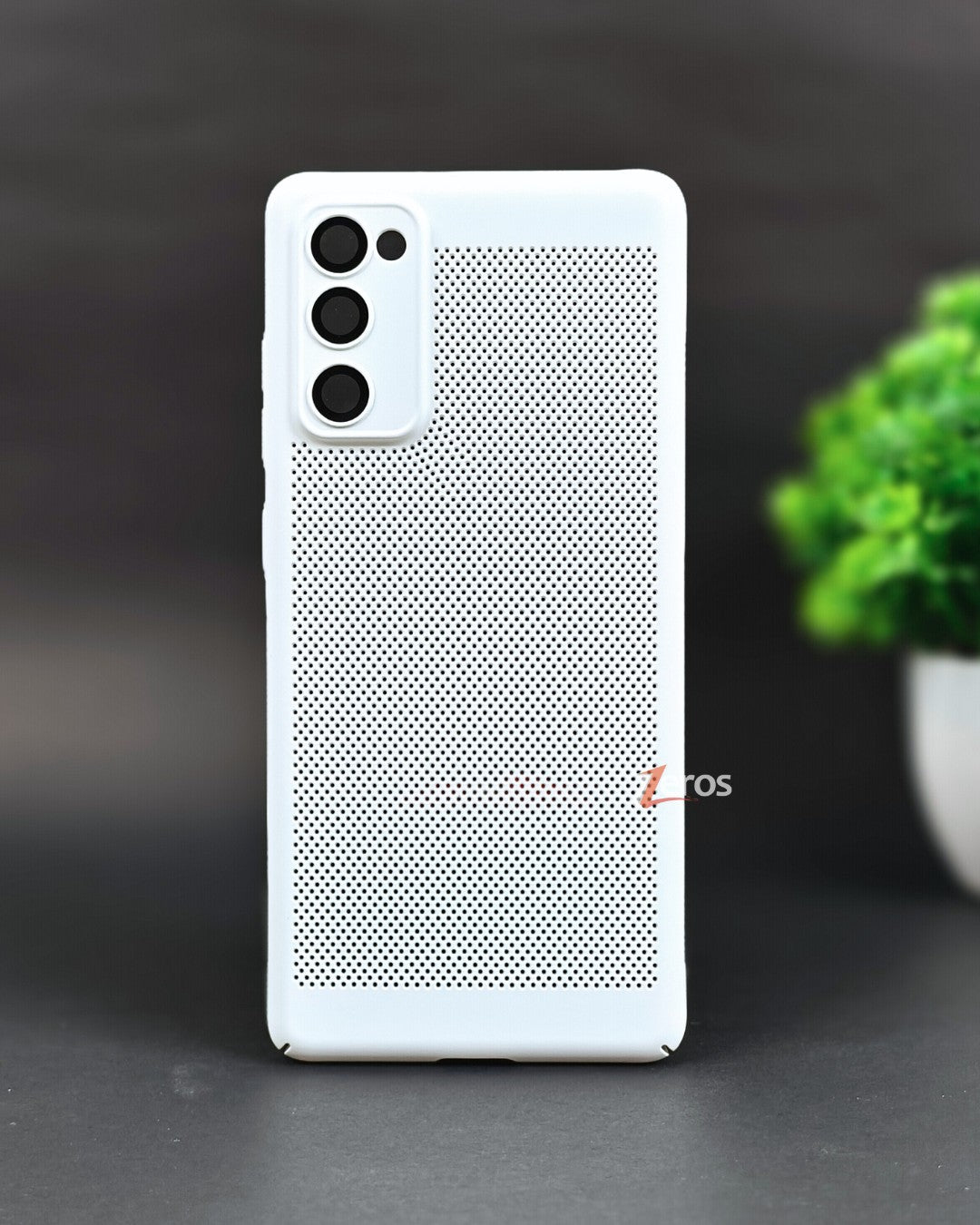 Heat Dissipation Breathable Mesh Grid Case With Camera Protection